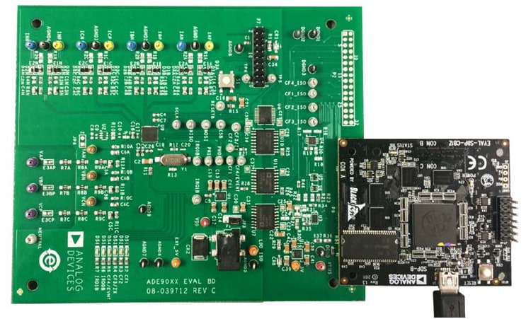 Block Diagram - Analog Devices Inc. EVAL-ADE9000EBZ Evaluation Board for ADE9000 AFE
