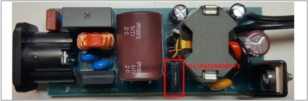 Mechanical Drawing - Infineon Technologies EVAL40W19VFLYBP7 40W Adapter Demo Board
