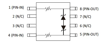 Block Diagram - Littelfuse SP4031 Hybrid Protection Module