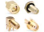 TE Connectivity / Linx Technologies Gold-Plated SMA RF Connectors & Adapters
