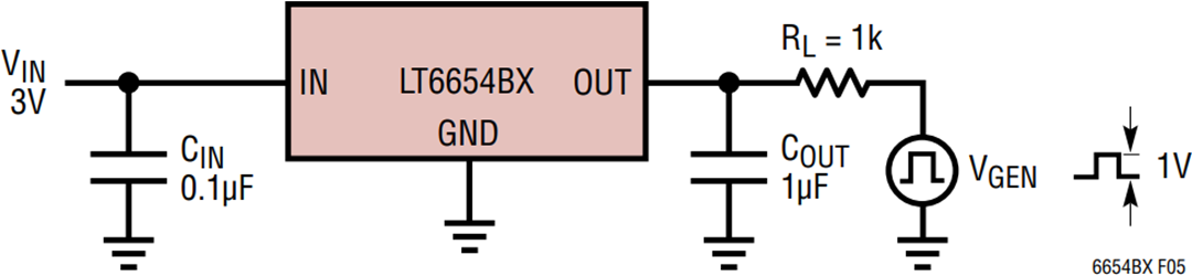 Mechanical Drawing - Analog Devices Inc. LT6654BX 2.5V Precision Voltage Reference