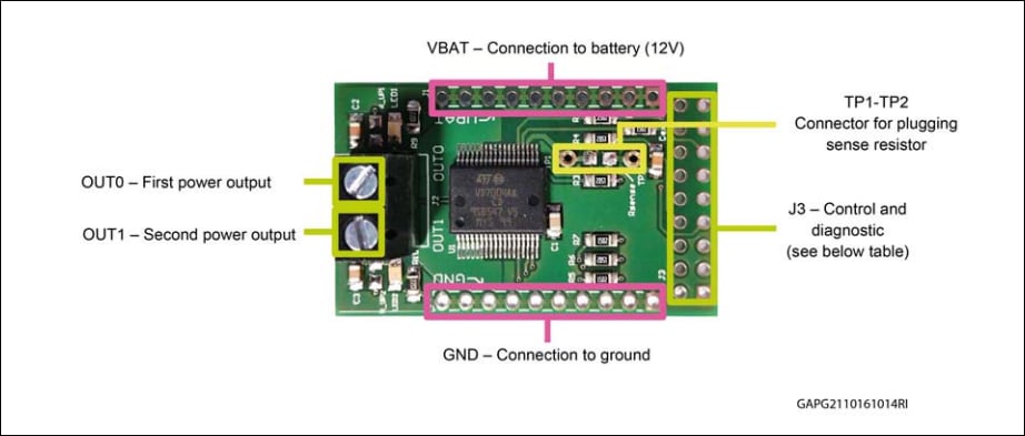 STMicroelectronics EV-VN7004AY Evaluation Board