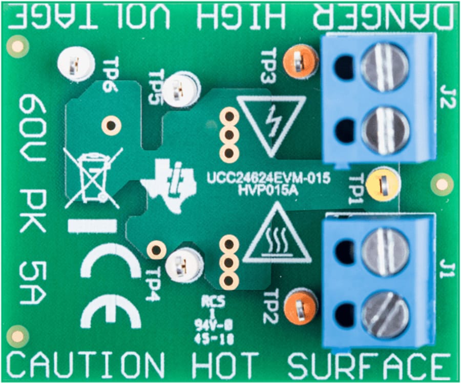 Mechanical Drawing - Texas Instruments UCC24624EVM-015 Driver Evaluation Module (EVM)