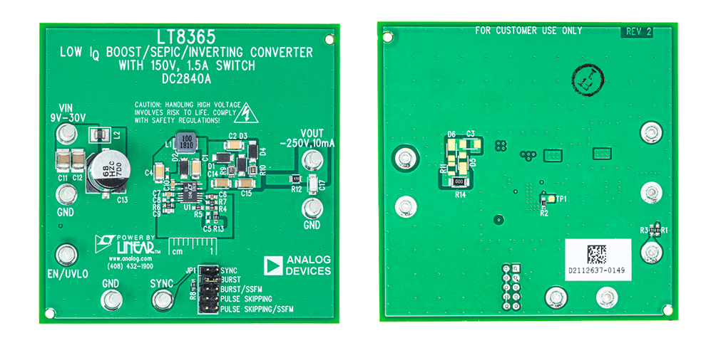 Location Circuit - Analog Devices Inc. LT8365 Demo Board DC2840A