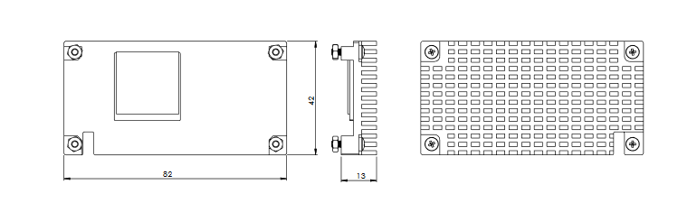 Mechanical Drawing - iWave Global SMARC Heat Sinks