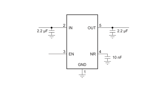 Block Diagram - Texas Instruments TPS723x Low-Dropout Linear Regulators