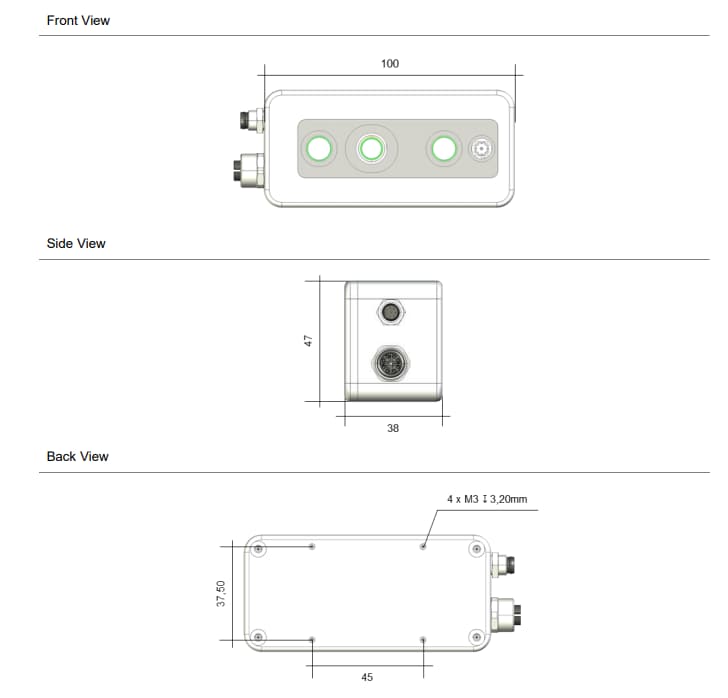 Chart - FRAMOS D435e Industrial Depth Camera