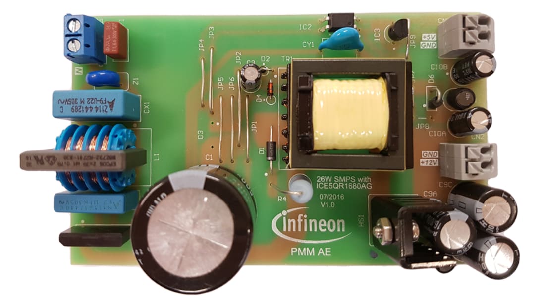 Infineon Technologies DEMO_5QR1680BG_27W1 SMPS Demoboard