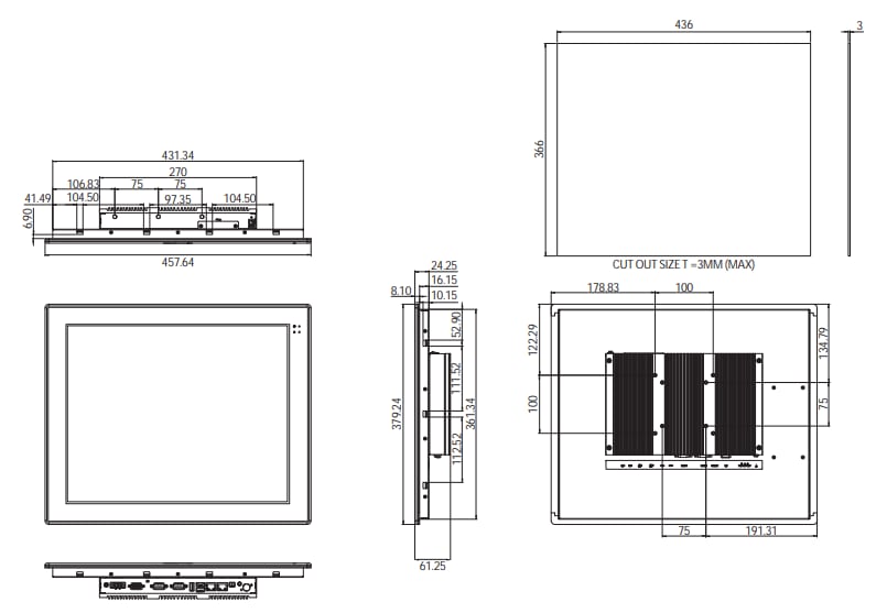 NexAIoT APPC 1940T Touchscreen