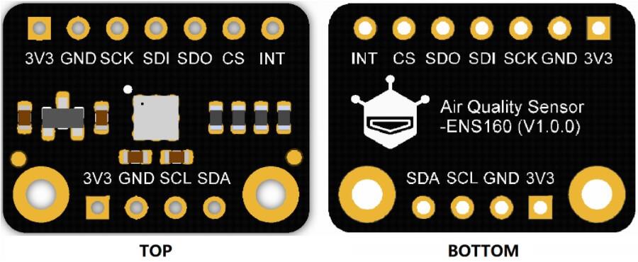DFRobot Fermion ENS160 Air Quality Sensor (Breakout)