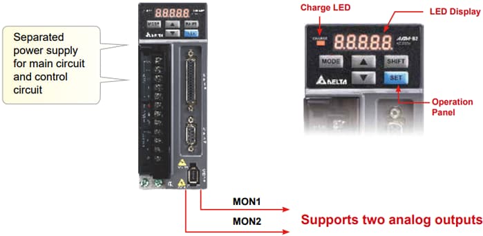 Delta IA ASDA-B2 AC Servo Motors & Drives