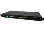 Lantronix SM24DP4XA Managed Gigabit Ethernet Fiber Switches