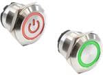 E-Switch PVHC4 Anti-Vandal Pushbutton Switches