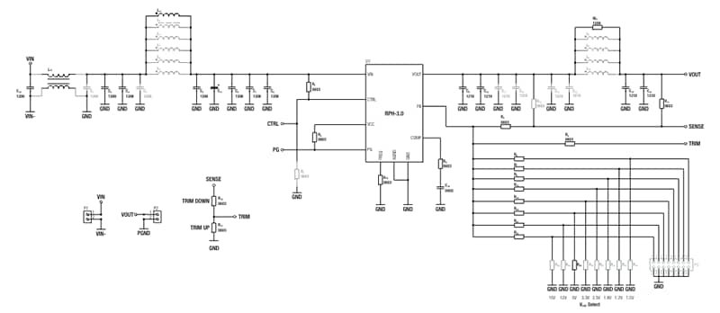 Schematic - RECOM Power RPH-3.0-EVM-1 Evaluation Module