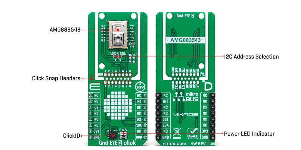 Mikroe Grid-EYE 2 Click