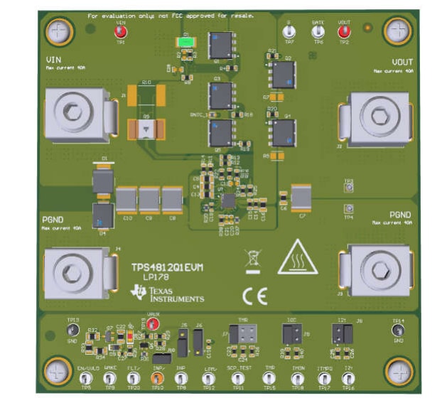 Location Circuit - Texas Instruments TPS4812Q1EVM Evaluation Module