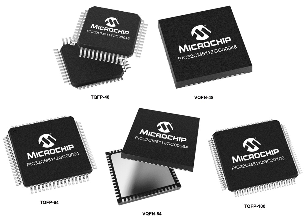 Chart - Microchip Technology PIC32CM GC 32-Bit Arm® Cortex®-M23 MCUs