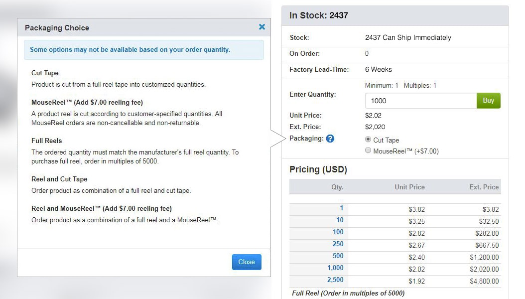Ambalaj Seçenekleri