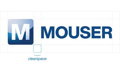 Birincil Mouser Logosu için Mimimum Boyut ve Aralık