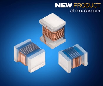 Coilcraft's 0805HP/HQ Ceramic Wirewound Chip Inductors, Now at Mouser, Offer Industry's Highest Q Ratings