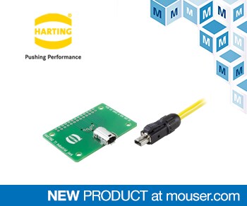 Now at Mouser: HARTING's Standard-Setting T1 Industrial Single Pair Ethernet Products